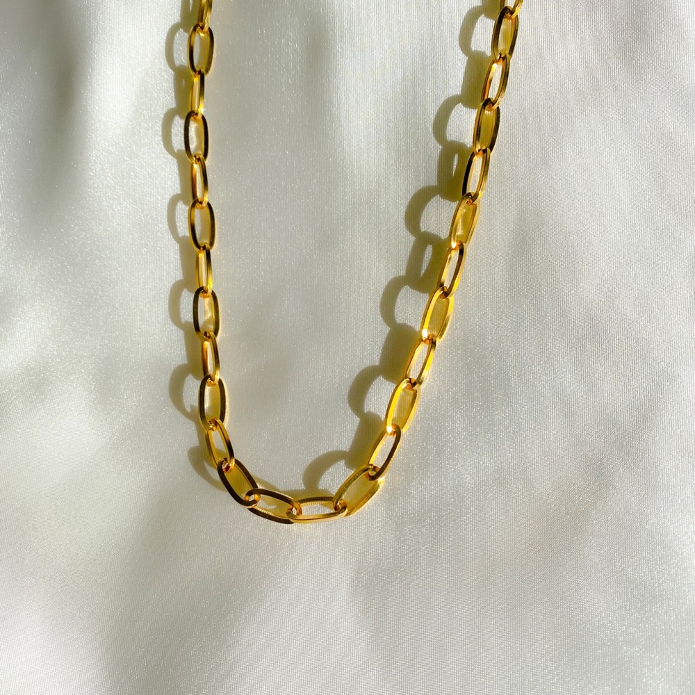 Chunky Oval Chain Necklace
